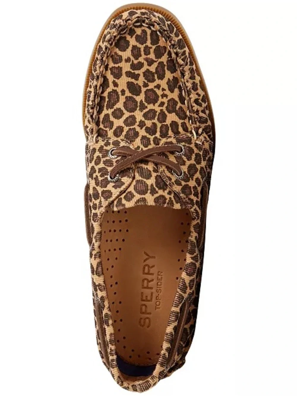 Sperry Top-Sider AO 2-Eye Leopard Print Boat Shoes Women’s Size 9.5 M